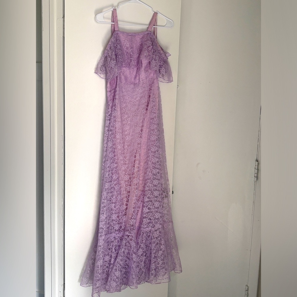 Vintage 1970s Prom Dress
